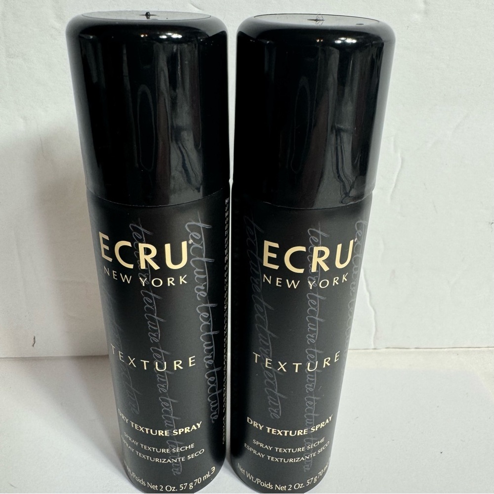 NWT. 2 ECRU Dry Texture Spray 2.0 oz. How It's Used: As a root lift